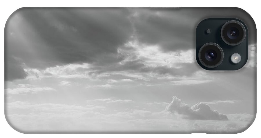 Black And White iPhone Case featuring the photograph Long trek home by Stephen Holst