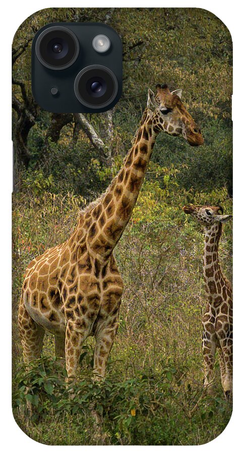 Africa iPhone Case featuring the photograph Looking Up to Mom by Laura Hedien