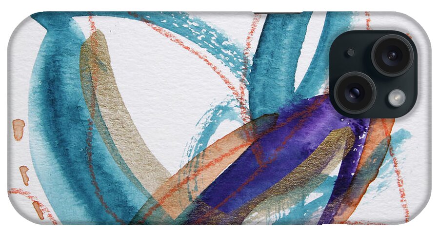  iPhone Case featuring the painting Lotus 1 by Katrina Nixon