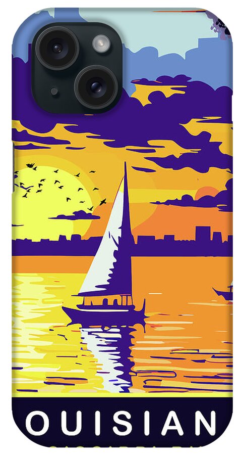 Louisiana iPhone Case featuring the digital art Louisiana by Long Shot