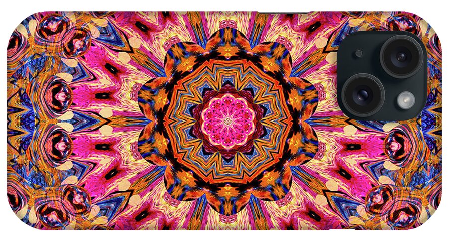 Mandalas iPhone Case featuring the painting Love and Intuition by Natalie Holland