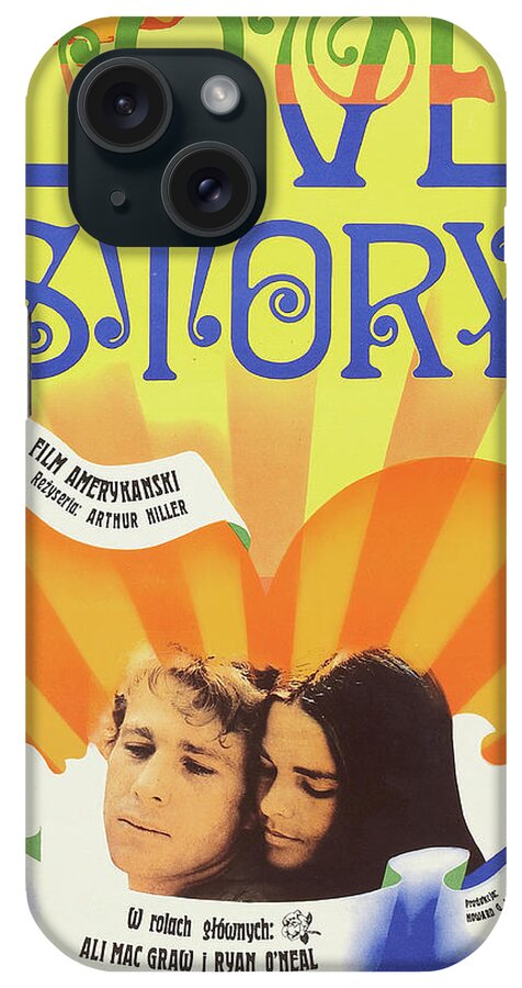 Erol iPhone Case featuring the mixed media ''Love Story'', 1970 by Movie World Posters