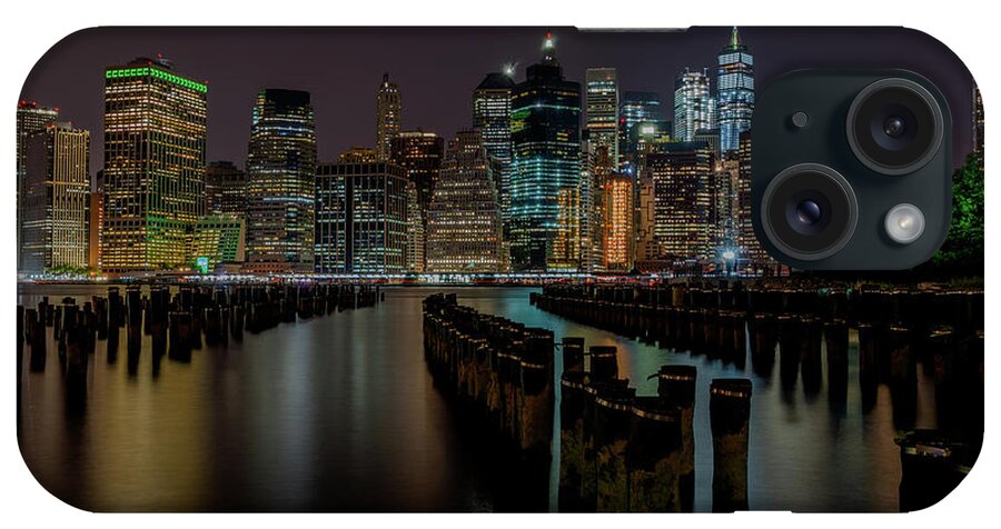 Brooklyn Bridge Park iPhone Case featuring the photograph Lower East Side by Darrell DeRosia