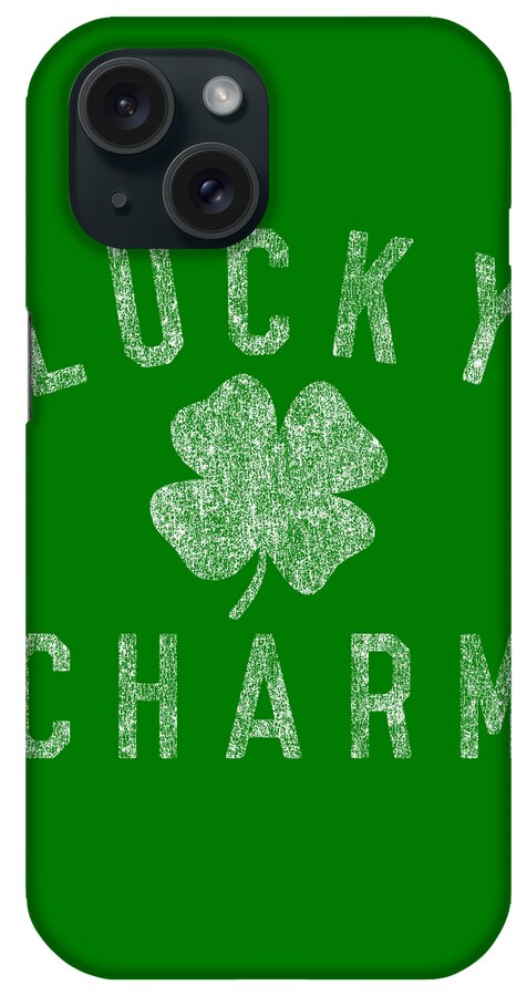 Funny iPhone Case featuring the digital art Lucky Charm by Flippin Sweet Gear