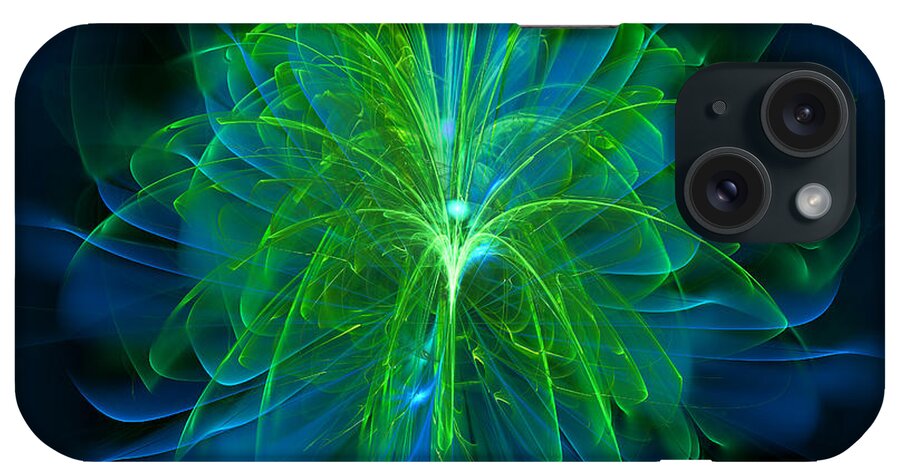 Fractal iPhone Case featuring the digital art Luminous by Mary Ann Benoit