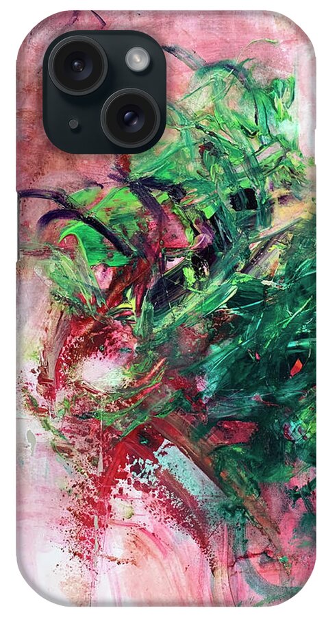 Abstract Art iPhone Case featuring the painting Lusted Venom by Rodney Frederickson