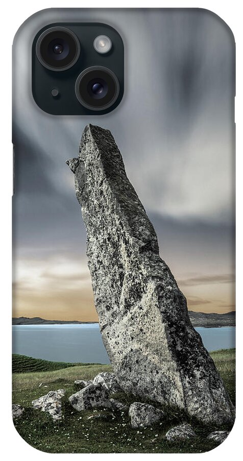 Macleods Stone iPhone Case featuring the photograph MacLeod's Stone by Dave Bowman