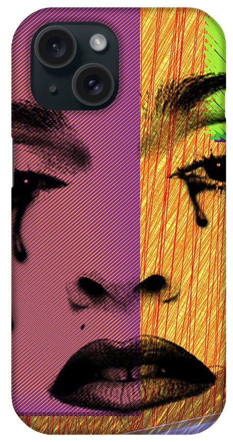 Madonna iPhone Case featuring the digital art Madonna 3 by Mark Ashkenazi