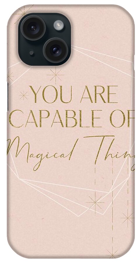 Magical iPhone Case featuring the digital art Magical Things by Ink Well