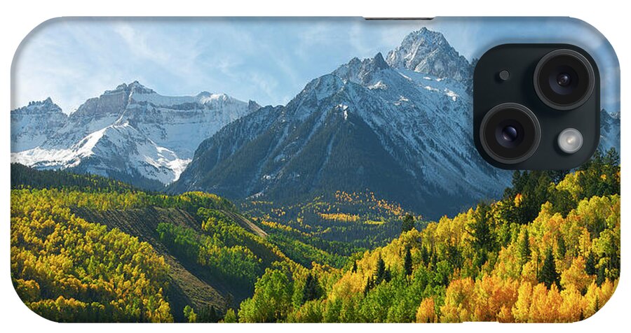 Colorado iPhone Case featuring the photograph Majestic Mt. Sneffels by Aaron Spong