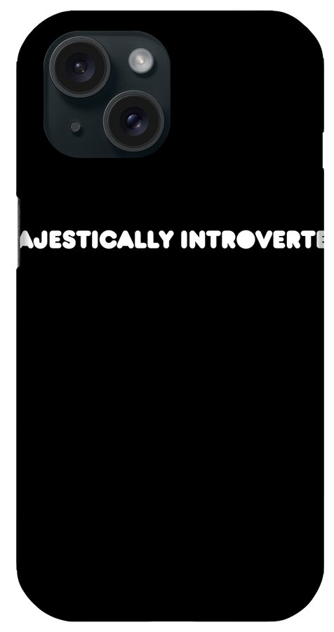 Cool iPhone Case featuring the digital art Majestically Introverted by Flippin Sweet Gear