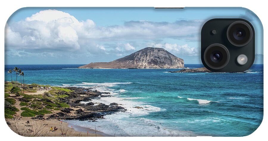 Makapuu iPhone Case featuring the photograph Makapuu Beach and Manana Island by Diana Mary Sharpton