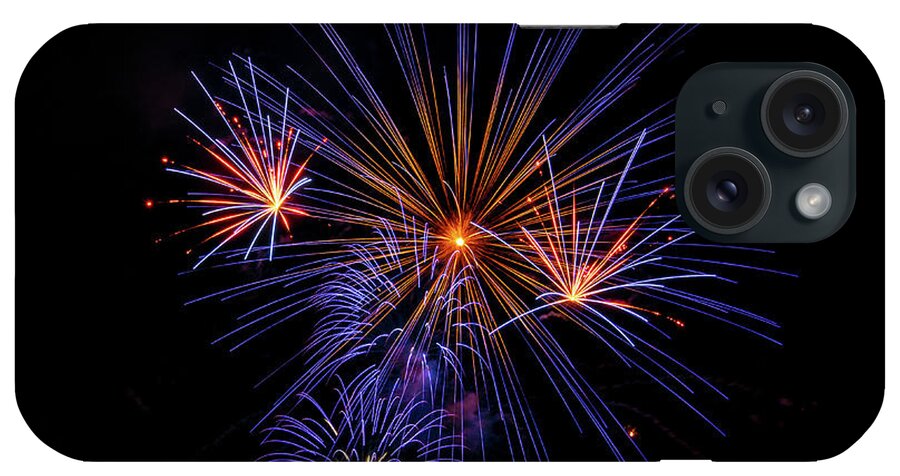 4th Of July iPhone Case featuring the photograph Makes of Purple and Orange by David Levin