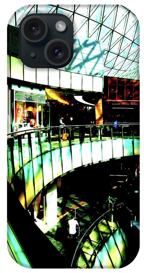 Mall iPhone Case featuring the photograph Mall Interior In Warsaw, Poland 6 by John Siest