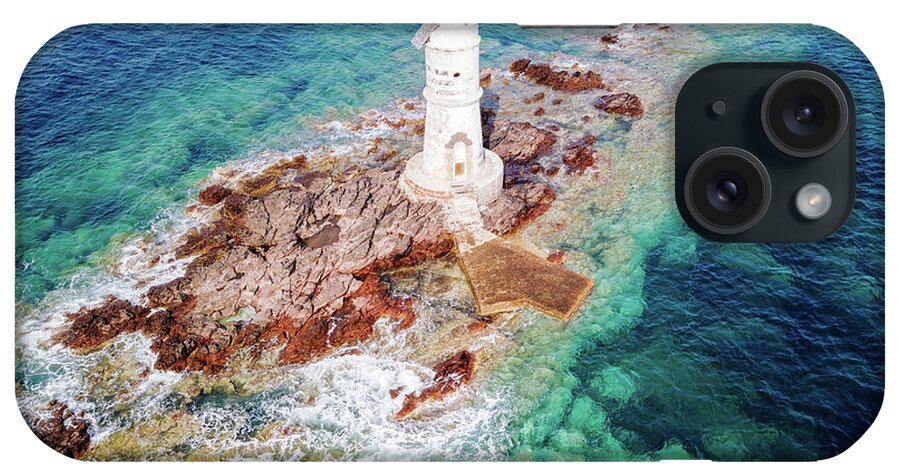 Lighthouse iPhone Case featuring the photograph Mangiabarche by Francesco Riccardo Iacomino