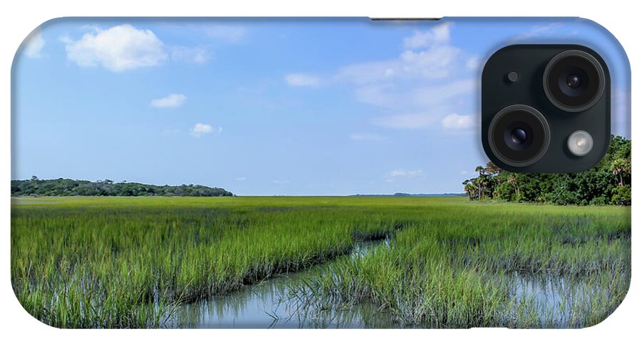 Edisto iPhone Case featuring the photograph Marsh Scene by Cindy Robinson