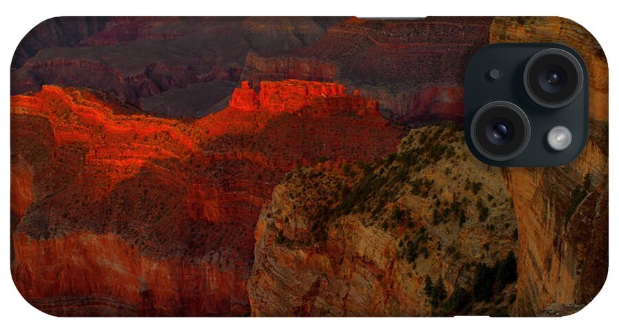 Grand Canyon iPhone Case featuring the photograph Mather Point Sunset by Stephen Vecchiotti