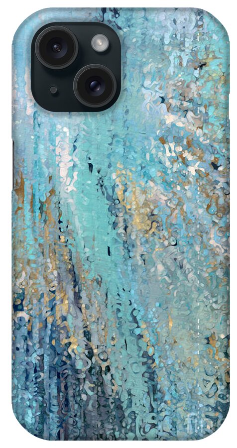 Grayblue iPhone Case featuring the painting Matthew 4 4. Live By The Word of God- ReMastered by Mark Lawrence