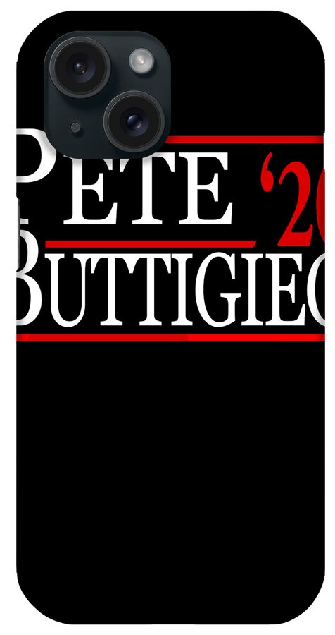 Cool iPhone Case featuring the digital art Mayor Pete Buttigieg For President 2020 by Flippin Sweet Gear