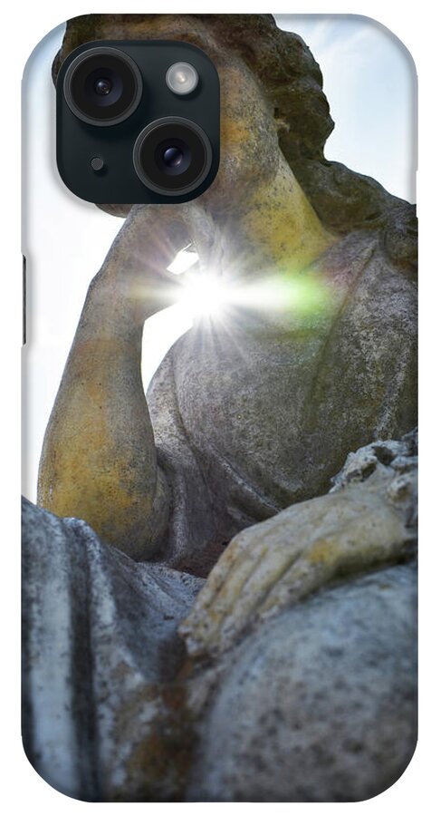 Cemetery iPhone Case featuring the photograph Memorial Glow by D Patrick Miller