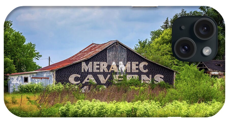 Route 66 iPhone Case featuring the photograph Meramec Caverns Barn - Cayuga, Illinois - Route 66 by Susan Rissi Tregoning