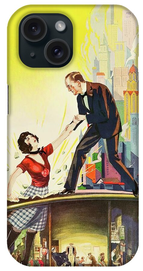 Metropolis iPhone Case featuring the painting ''Metropolis'', 1927, movie poster painting by Movie World Posters