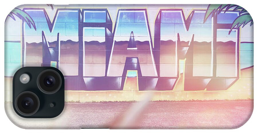 Pastel Image iPhone Case featuring the photograph Miami by Az Jackson