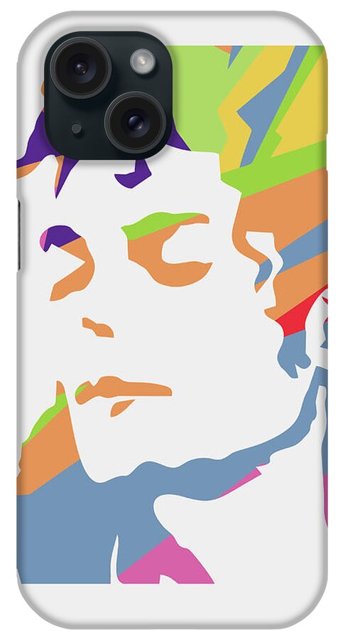 Michael Jackson iPhone Case featuring the digital art Michael Jackson 3 POP ART by Ahmad Nusyirwan