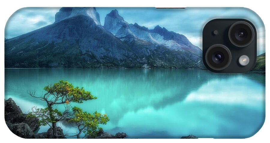 Patagonia iPhone Case featuring the photograph Midday Serene by Henry w Liu