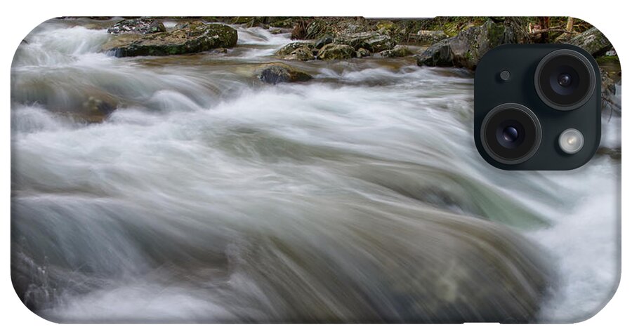 Middle Prong Trail iPhone Case featuring the photograph Middle Prong Little River 16 by Phil Perkins