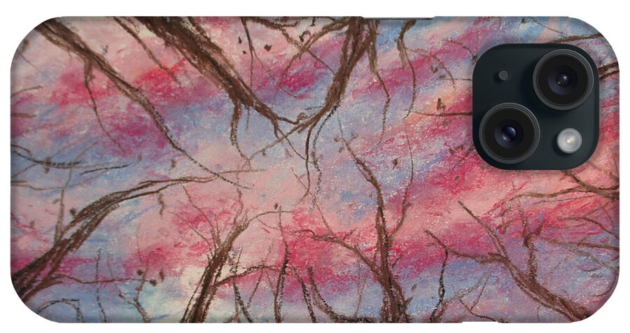 Forest Sky iPhone Case featuring the painting Midts by Jen Shearer
