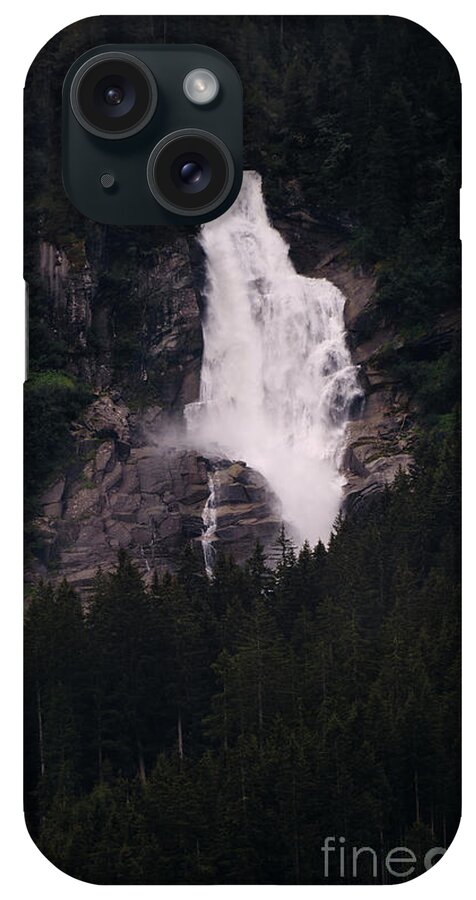 Krimml iPhone Case featuring the photograph Might as Waterfall by Lidija Ivanek - SiLa