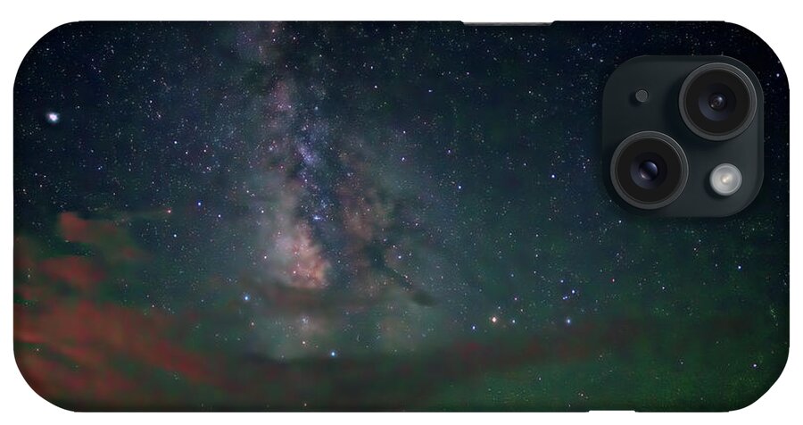 Milky Way iPhone Case featuring the photograph Milky Way Over South Park by Bob Falcone