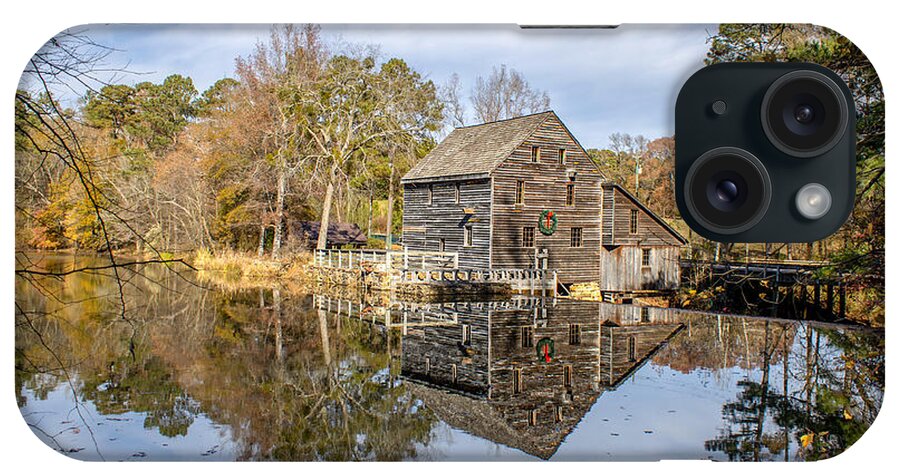 Reflection iPhone Case featuring the photograph Mill holiday reflection by Rick Nelson