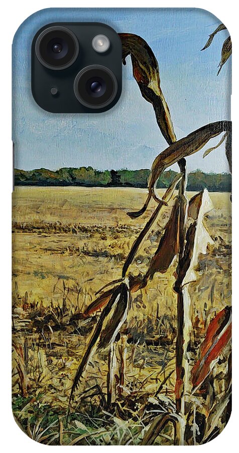 Landscape iPhone Case featuring the painting Missed One by William Brody