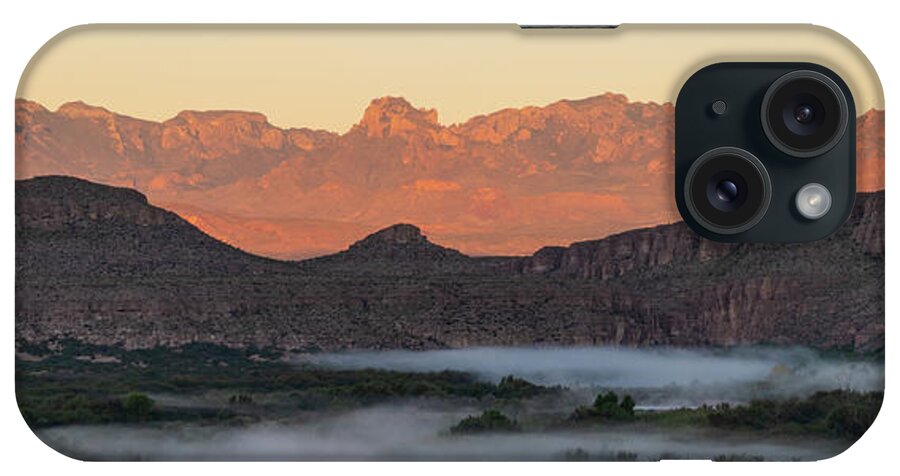 2018 iPhone Case featuring the photograph Misty Big Bend Sunrise by Erin K Images