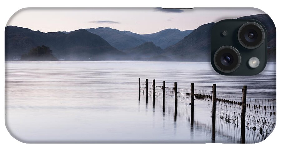 Cumbria iPhone Case featuring the photograph Misty Morning over Derwent Water, the Lake District, England, UK by Sarah Howard