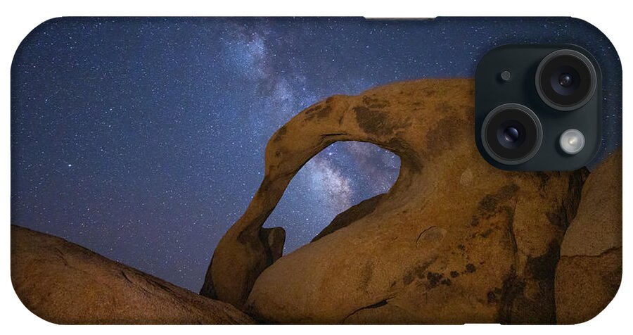 Arch iPhone Case featuring the photograph Mobius Arch and the Milky Way by Mimi Ditchie