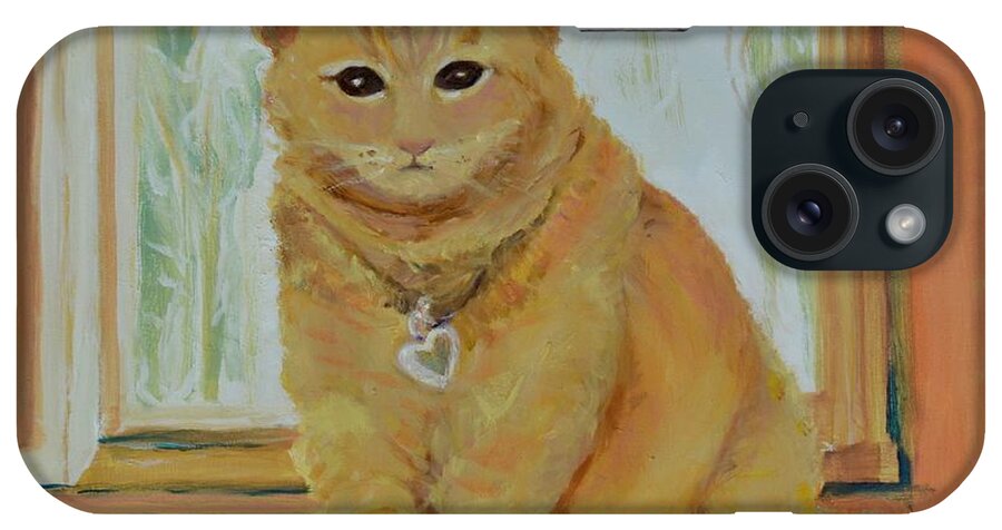 Animals iPhone Case featuring the painting Molly by Julie Todd-Cundiff