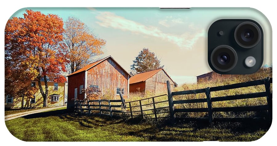 Farming iPhone Case featuring the photograph Monroe County by Mango Art