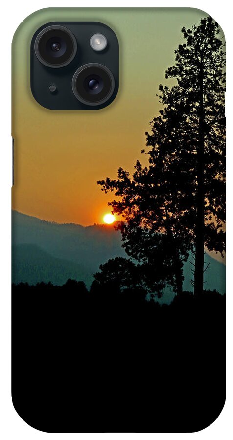 Montana iPhone Case featuring the photograph Montana Sunset by Sarah Lilja