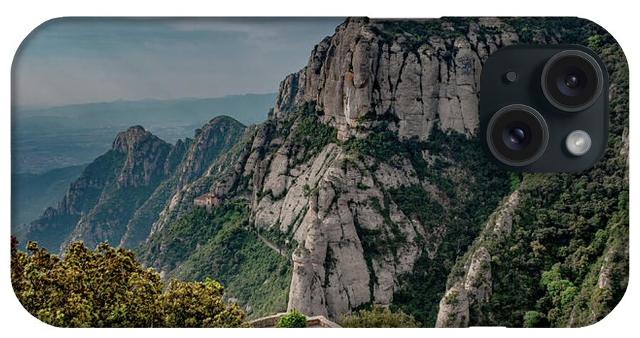 Spain iPhone Case featuring the photograph Montserrat Vista, Spain by Marcy Wielfaert