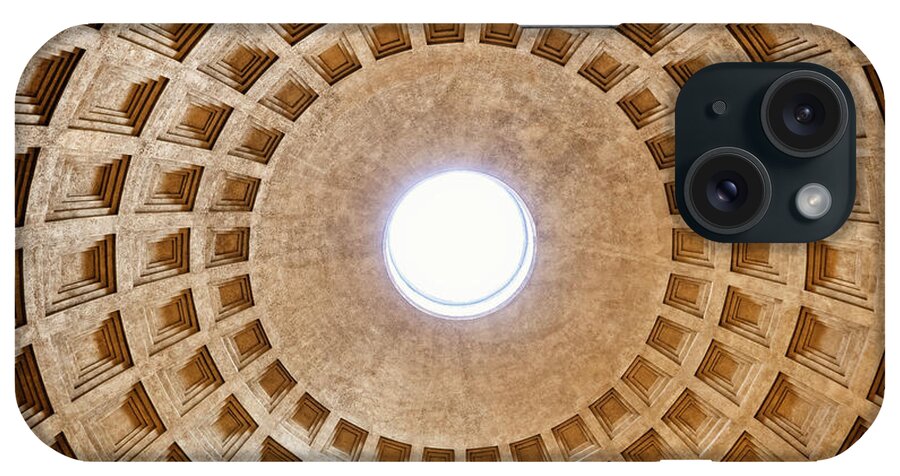 Pantheon iPhone Case featuring the photograph Monumental Dome Of The Pantheon by Artur Bogacki