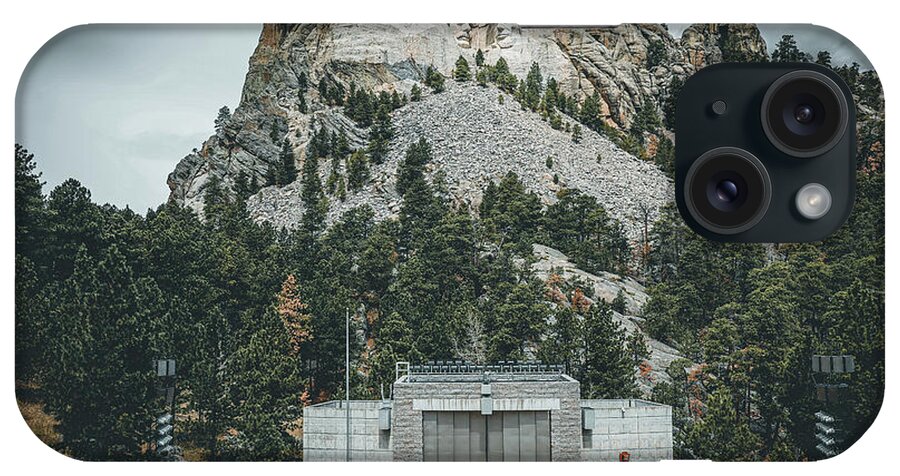 Mount Rushmore iPhone Case featuring the photograph Moody Mount Rushmore by Dan Sproul