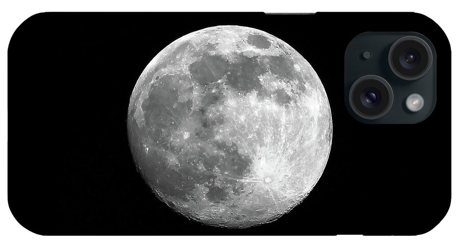 Moon iPhone Case featuring the photograph Moon by Tom Conway