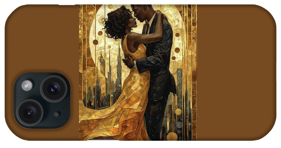 African American Dance iPhone Case featuring the digital art Moonlight Dance by William Ladson