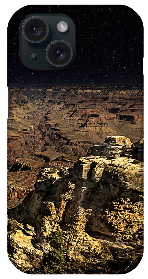 Grand Canyon iPhone Case featuring the photograph Moonlit Canyon by Al Judge