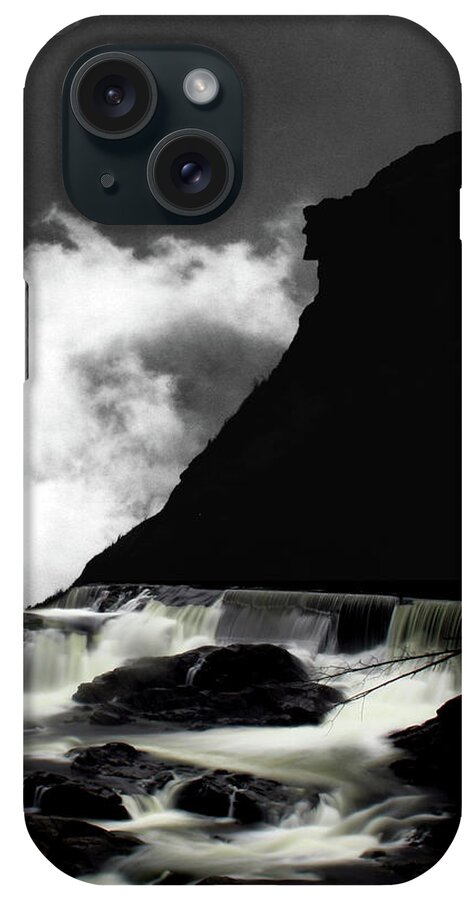 Old Man Of The Mountains iPhone Case featuring the photograph Moonrise Over Old Man River by Wayne King