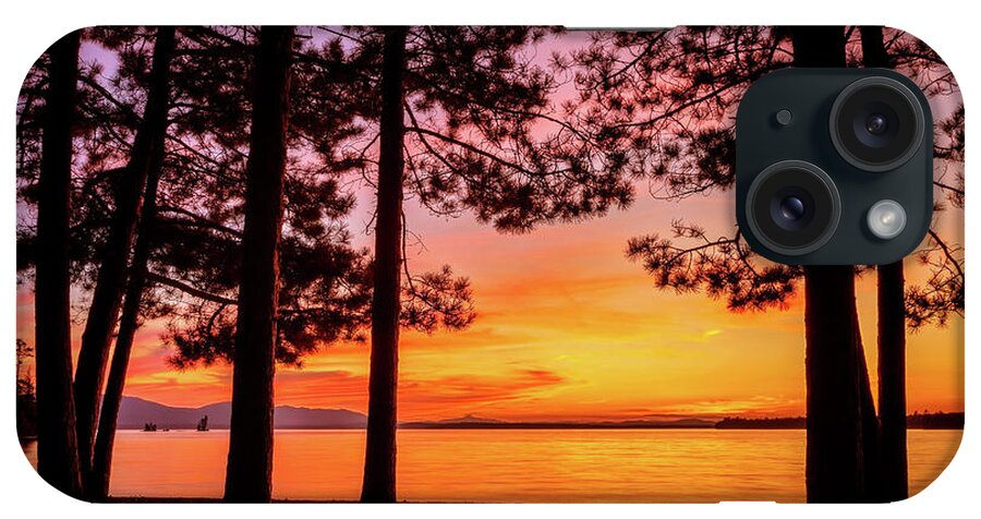 Sunset iPhone Case featuring the photograph Moosehead Lake 4411 by Greg Hartford
