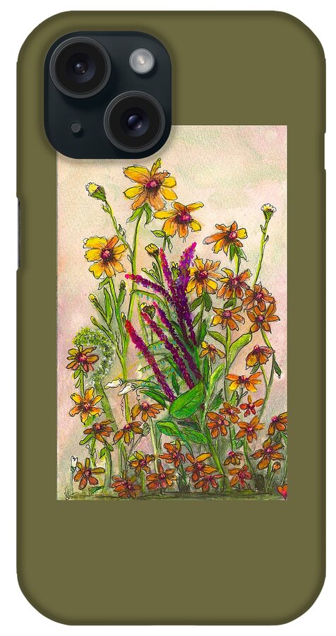 Daisy iPhone Case featuring the painting More Daisies Please by Deahn Benware